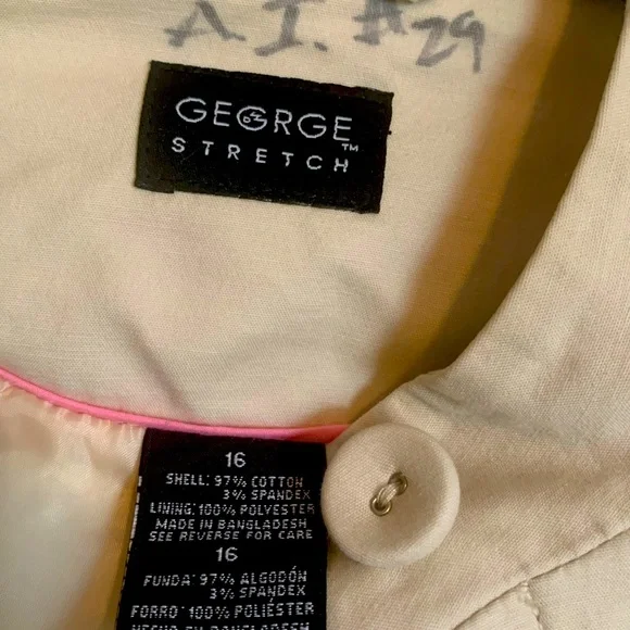 Cotton Casual blazer, size 16 - Picture 4 of 5